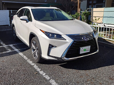 Mossガレージの中古車買取実績｜レクサス RX400h｜東京都江戸川区のお客様｜2016(平成28)年03月登録｜走行距離44,278km