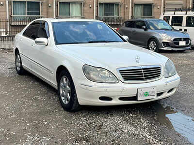 Mossガレージの中古車買取実績｜メルセデス S500L｜千葉県流山市のお客様｜2002(平成14)年05月登録｜走行距離67,907km