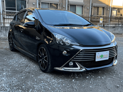 Mossガレージの中古車買取実績｜トヨタ アクア G G's｜千葉県市川市のお客様｜2015(平成27)年06月登録｜走行距離74,359km